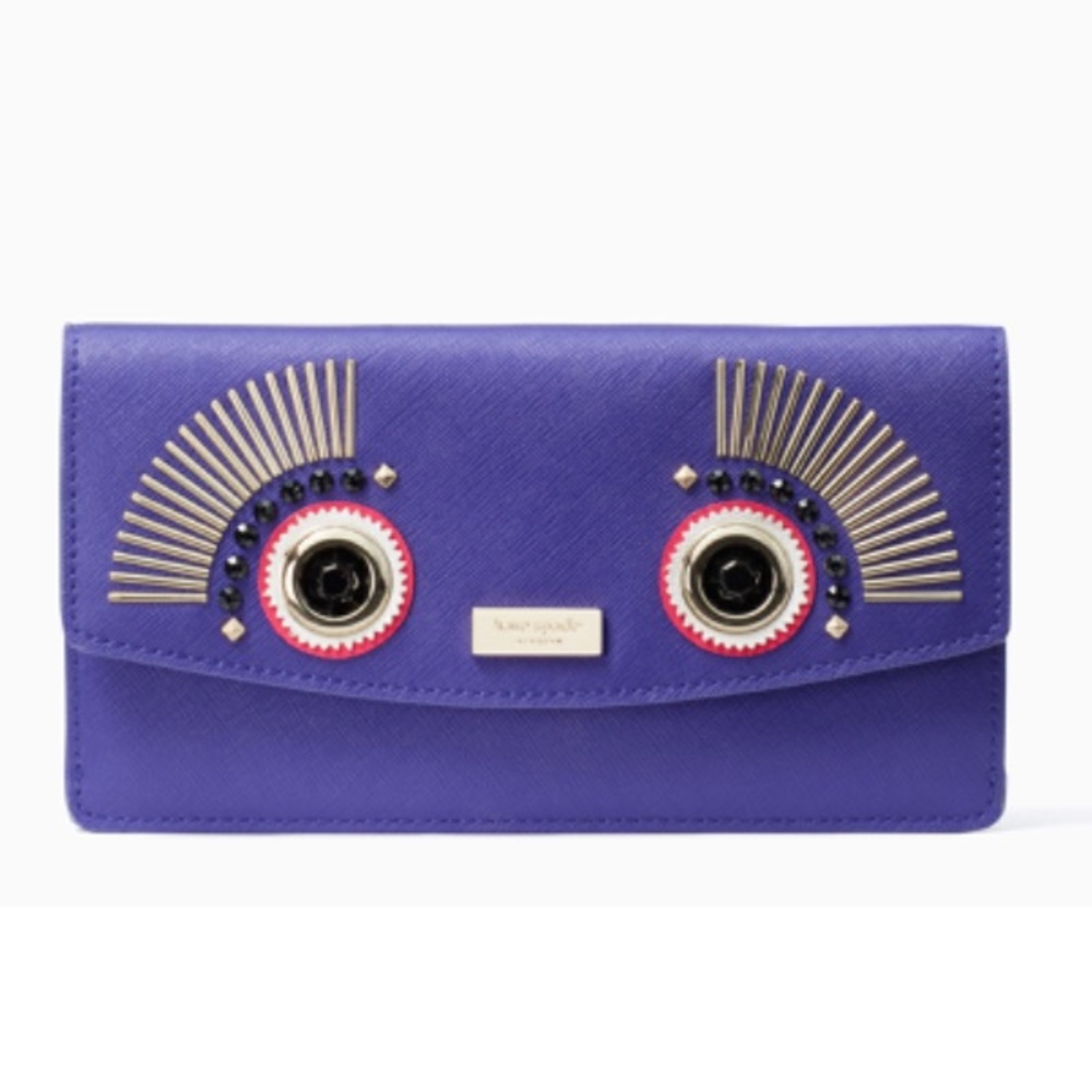 kate spade ♠️ Monster Liana Warm and Fuzzy Wallet